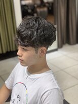 ネウィ 池袋(newi) メンズカット+パーマ★☆王道束感マッシュパーマ☆★