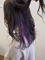 オル(ORU)&nbsp;インナーカラー×ブルー×パープル