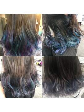 ビヨンドイー(beyond E) 裾にユニコーンカラー☆当日デザイン相談可能です☆