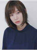 【owls】大人可愛い透け感カラーひし形外はねくびれミディ