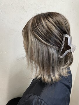 アジールヘア 東上野店(agir hair) インナーカラー/ミルクティー【上野/東上野】