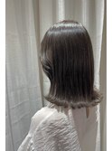 《緑橋/女性サロン》切りっぱなし×グレージュ×顔まわり