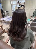 イメチェン、チェリーブラウン、フェミニン、ダークアッシュ