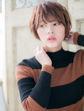 ハイライトボーイッシュ女子マッシュヘアー10代20代30代c松戸