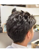 カミケン 方木田店(kamiken.)&nbsp;クセ毛風ビジネス清潔感ツーブロパーマ【カミケン方木田店】