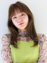 ガリカ 博多(Gallica)&nbsp;【Gallica】オリーブベージュ/顔まわりレイヤー/大人かわいい