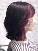 ハピヘアー(Hapi hair) フェイスフレーミング＋インナー☆ピンクバイオレット