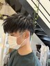 [男性ケアコース]　カット＋水素トリートメント＋眉カット 6600円