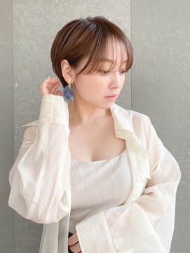 ロンド レグリーズ 立川(Lond leglise) ショート×顔周り×前髪×シルキーベージュ×グレージュカラー