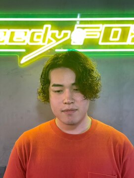 グリーディーフォックス 代々木(Greedy FOX) 波巻き/ハイライト/マッシュパーマ/ウルフ[シェービング]