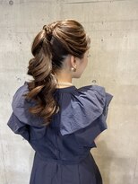 エイミー 伏見店(aemii) 韓国風コロネポニーテール