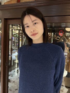 ミモザ(Mimosa) 《Mimosa》切りっぱなし/シースルーバング/大人綺麗