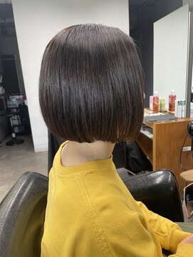 シェル 吉祥寺(shell) グレージュカラー/ボブウルフ/黒髪/ココアベージュ