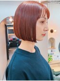 地毛風カラー/ナチュラルレイヤーカット/ショートボブ[船橋]
