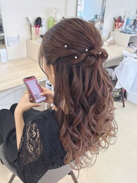 ベルデイズ 関内店(BELDAYS) お呼ばれハーフアップ