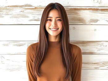 マカナ(makana)の写真/クセをしっかり伸ばすのに自然で柔らかな仕上がり◎髪質改善で広がりを抑え、湿気や乾燥に負けない美髪に♪