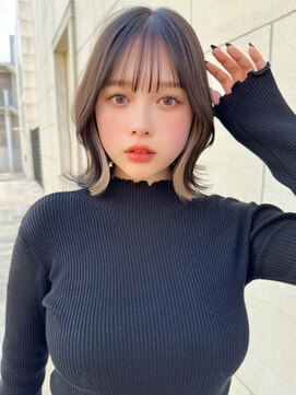 レイリー 原宿 表参道(Rayreee) 大人かわいい インナーカラーボブ くびれボブ /原宿/表参道