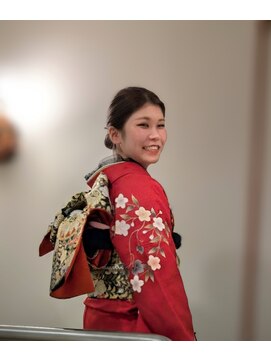 ナンバーエイト(number eight) 成人式卒業式着付け＊大人上品なまとめ髪アップスタイル