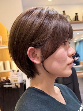 ロンド パルティール 大宮(Lond partir) イメチェン外ハネボブ美髪ワイドバングレイヤーショート/大宮