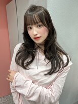 ボタン シブヤ(VOTAN SHIBUYA)&nbsp;グレージュカラー/透け感カラー/ワンカラー/レイヤー/韓国ヘア