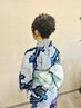 【7/14・15限定】夏祭り限定　着付け＋ヘアセット