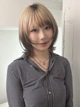 シェノン バイ アランスミシー 表参道(CHAINON by Alan smithee) マッシュショートウルフカット