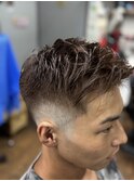 フェードスタイル＋アッシュカラーリング
