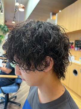 フレンズ 手稲店(friend's) マッシュウルフツイストパーマ前髪長め札幌