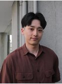 爽やかセンターパート