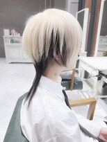 デイズ(days)&nbsp;白と黒ツートンデザインカラー/ウルフカット