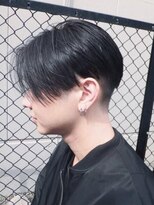 ブロック ジャポン(bloc japon)&nbsp;前下がりセンターパートショート 刈り上げ/本間真斗