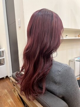 ブランコトレス 鏡島(BLANCO tres) ブリーチ/レッドカラー／ワインレッド