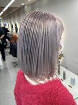 ソル ジングウマエ(SOL JINGUMAE) 表参道ハイトーンカラーショートヘアボブブロンドペールカラー