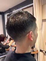エクファ ヘア リゾート 大津 瀬田店(ex-fa hair resort)&nbsp;ミルクティーブロンド/ダークブルー/デジタルパーマ/大津/瀬田