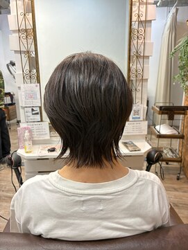 エルズ 大宮店(ailes) 大宮/ダークパープル/ナチュラルショート/ミルクブラウン/夏