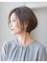 ウィールール 白石店(WE RULE)&nbsp;【小顔×透明感】大人上品なシアーアッシュグレージュボブ