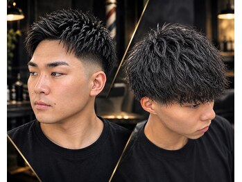 バーバーショップテト(barber shop tete)の写真/【口コミ◎駐車場有】ネオクラシックなバーバー ・ ハンサムなメンズカット/フェード/パーマ