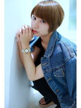 グランドライン(GRAND LINE) 《GRAND LINE 松本祐太朗》目力UPショート　グレーベージュ