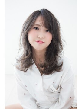 ルッソカナン(Lusso canaan) ☆脱力ミディ×くびれヘア☆/30代40代50代