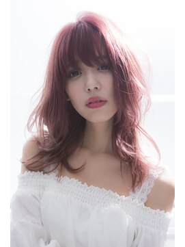 ミエル ヘア 新宿(miel hair) 光色☆コーラルピンク