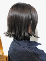 ヘアメイクエイト 丸山店(hair make No.8)&nbsp;【担当＊岩切祐樹】切りっぱなしボブ×ダークアッシュ