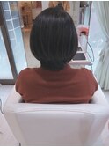 大人カジュアルボブ　30代40代50代　藤沢　白髪染めで髪質改善