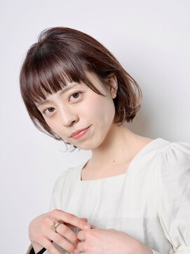 ネオリーブアオバ 高田馬場店(Neolive aoba) オンザバングで作るショートボブ♪ベージュ【高田馬場】