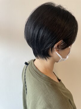 リトン(reton) くびれショート/耳だしマニッシュシショート◎20代30代40代
