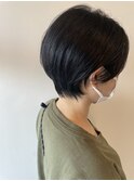 くびれショート/耳だしマニッシュシショート◎20代30代40代