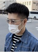 クロップスパイラルツイストスパイラルパーマツーブロックパーマ