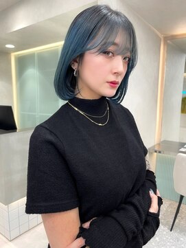 ロンド マーレ 天神大名店(Lond mare) 韓国風ヘア 顔まわりレイヤー 韓国くびれ巻き 大人美人ヘア