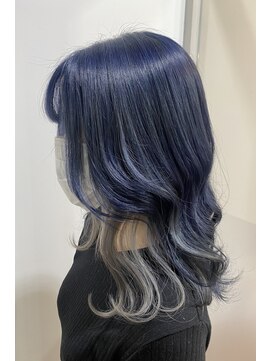 ハロ 蕨(HALO) ◎ネイビー×シルバー◎ 【田中萌菜】