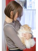 サロンワーク×ナチュラルボブ
