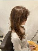 《お客様スタイル15》ローレイヤーロング×ニュアンスパーマ